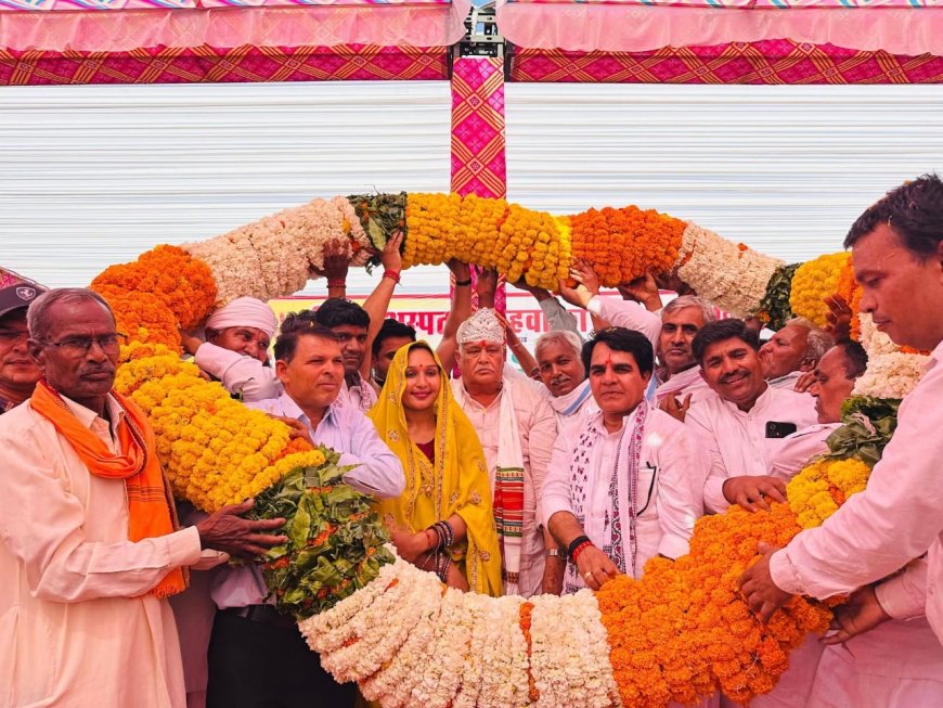 समलेटी में विकास का शंखनाद: डॉ. किरोड़ी लाल मीणा ने किया जिला अस्पताल का भूमि पूजन और जीएसएस का लोकार्पण