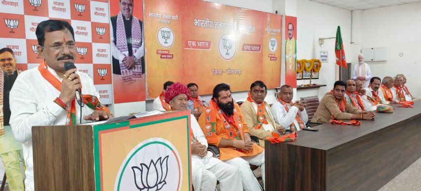 भाजपा का 47वां स्थापना दिवस धूमधाम से मनाया कांग्रेस मुक्त जिला बनाए रखने का संकल्प — दाधीच