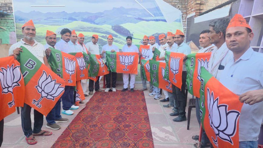 लक्ष्मणगढ़ में भाजपा का 47 वां स्थापना दिवस  हर्षोल्लास के साथ मनाया