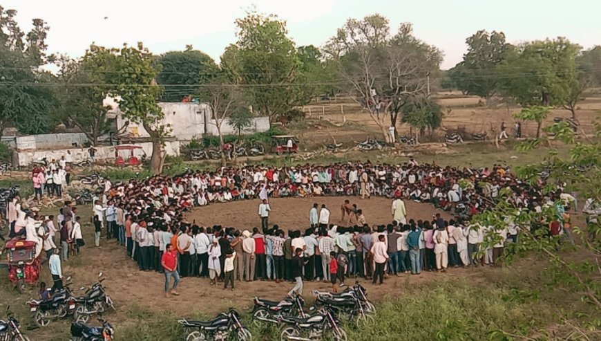 सकट चौथ माता मेले के अंतिम दिन मेले में उमड़ा श्रद्धा का जनसैलाब, बारिश से मेला व कुश्ती दंगल में हुई खलल