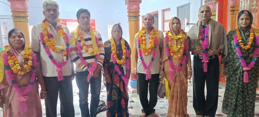 रामेश्वरम की सुखद तीर्थ यात्रा कर लौटे कस्बे के श्रद्धालु, वैर में हुआ भव्य स्वागत