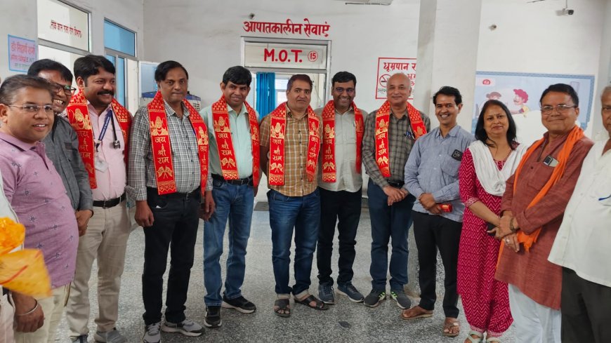 राजगढ़ में भाजपा स्थापना दिवस पर सेवा कार्यक्रम आयोजित