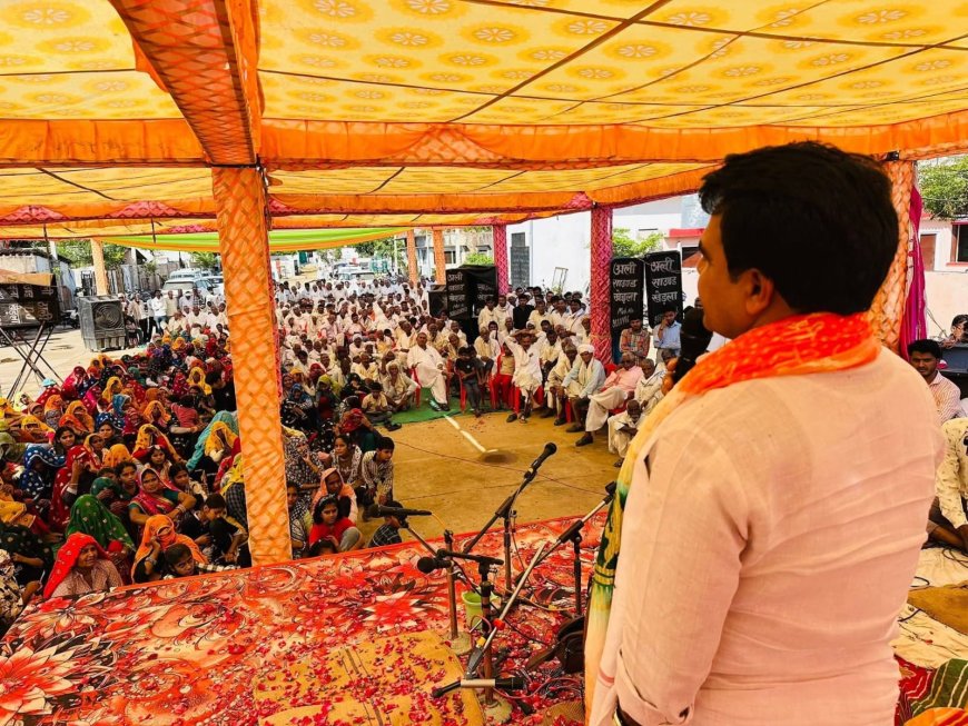 विधायक राजेंद्र मीणा ने अपने पैतृक गांव मनोहरपुर में तीन दिवसीय लोकोत्सव सुड्डा कन्हैया दंगल मे लिया भाग