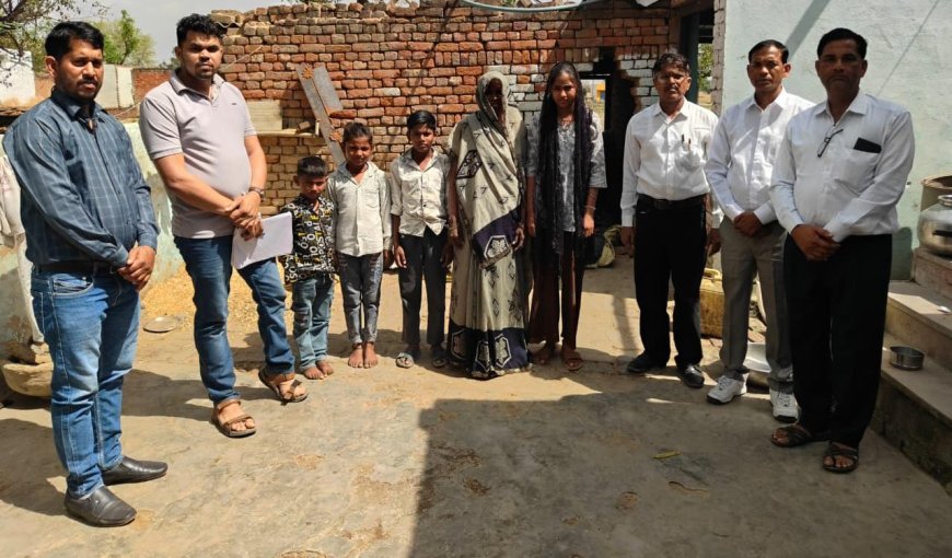 मिशन बेसहारा: सौंख गांव के अनाथ बच्चों की मदद को आगे आई कठूमर की सर्व समाज हेल्प टीम