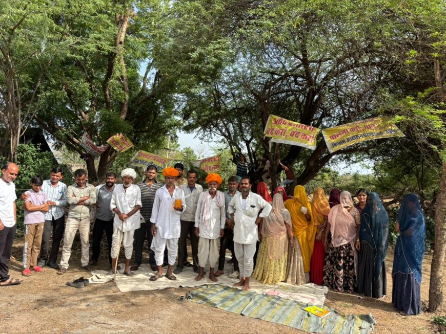 जालिया गाँव में 290 दिन से आंदोलन उबाल पर, जिंदल कंपनी के खिलाफ किसानों का गुस्सा फूटा; प्रशासन पर गंभीर आरोप—'लिखित समझौता अब तक लागू नहीं'