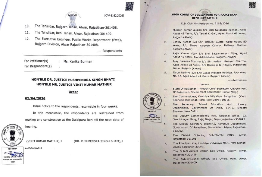 केन्द्रीय विद्यालय को खोले जाने की मांग को लेकर दायर जनहित याचिका पर अंतरिम स्टे