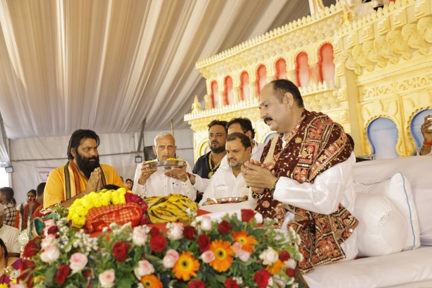 भीलवाड़ा की धरा पर शिव भक्तों का उमड़ा अथाह सैलाब, रच दिया भक्ति का नया इतिहास; भक्त बनना भगवान मत बनना-  पंडित प्रदीप मिश्रा