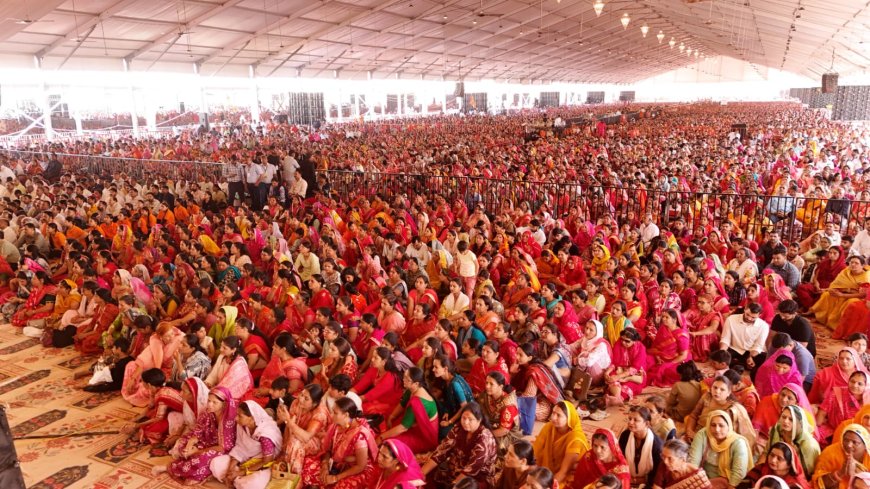 भीलवाड़ा में पहले नहीं देखा भक्तों का ऐसा सैलाब, शिव कथा ने रच दिया भक्ति का नया इतिहास