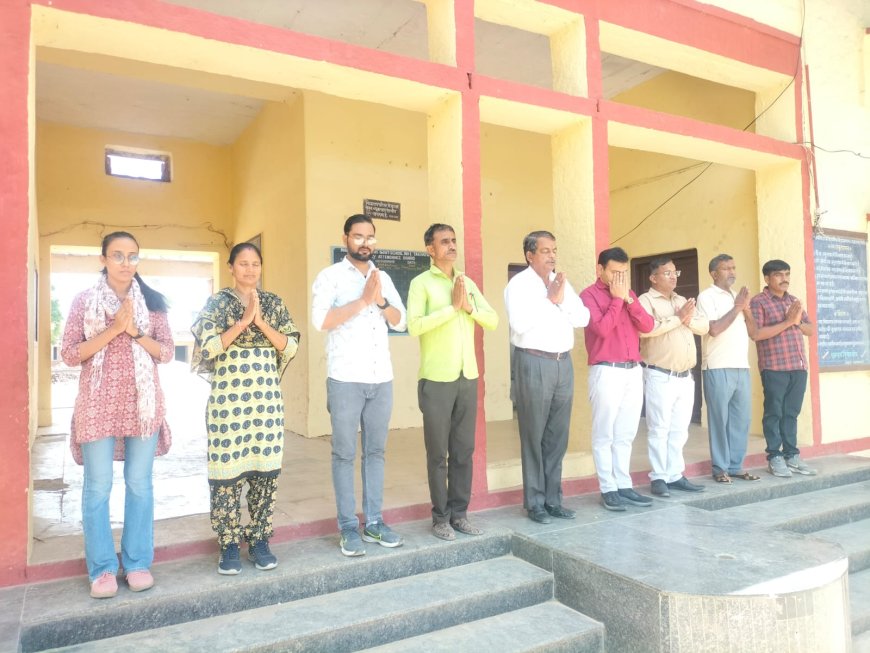 भामाशाह शांतिलाल जैन की धर्मपत्नी पोसी बाई के निधन से तखतगढ़ में शोक, विद्यालय में दी गई श्रद्धांजलि