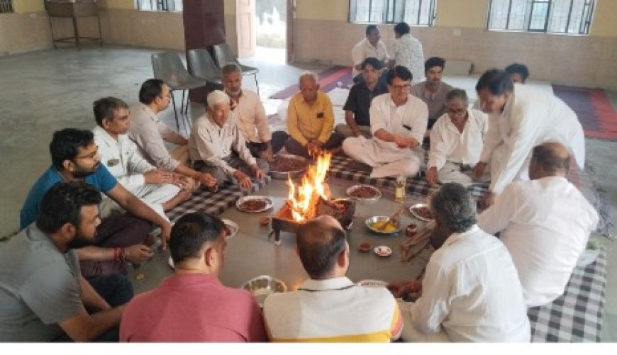 उदयपुरवाटी कस्बे में विप्र समाज के लोगो ने मनाई भगवान परशुराम जयंती; धार्मिक कार्यक्रमो हुआ आयोजन