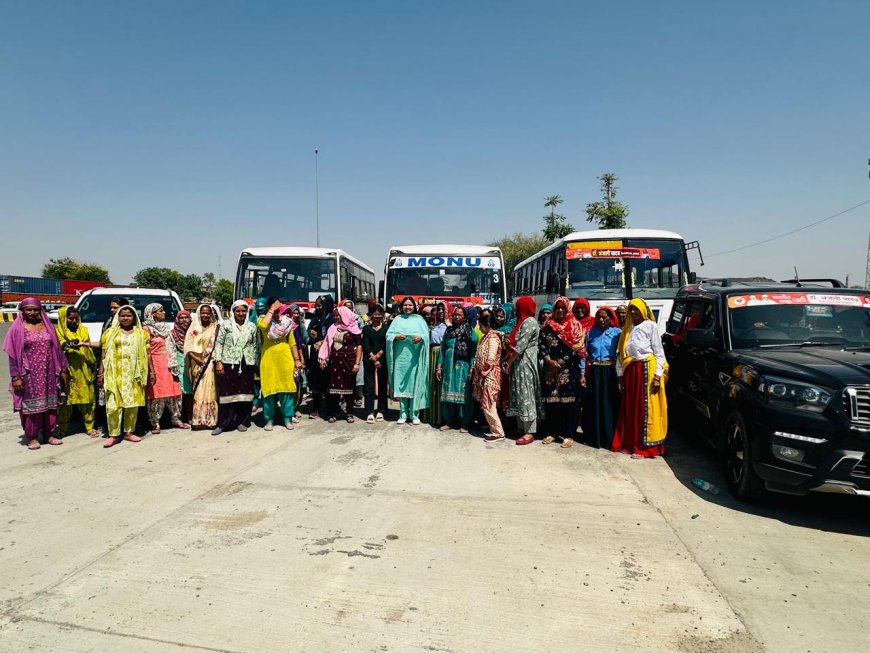 डॉ. अंजली यादव के नेतृत्व में मुंडावर क्षेत्र की महिलाओं की जयपुर जन आक्रोश पदयात्रा में सशक्त भागीदारी