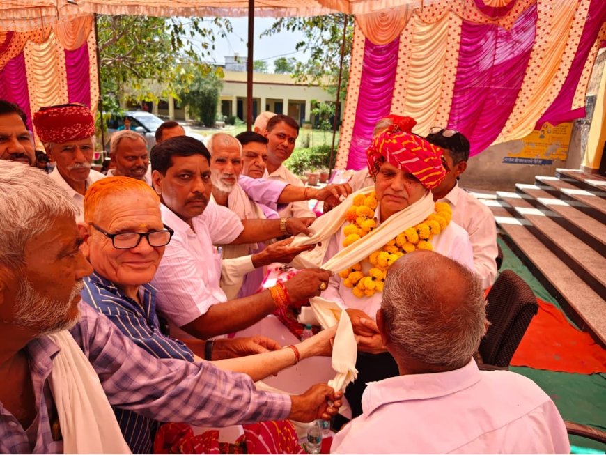 मौजपुर विद्यालय में भामाशाह द्वारा बनाए गए भवन का हुआ लोकार्पण