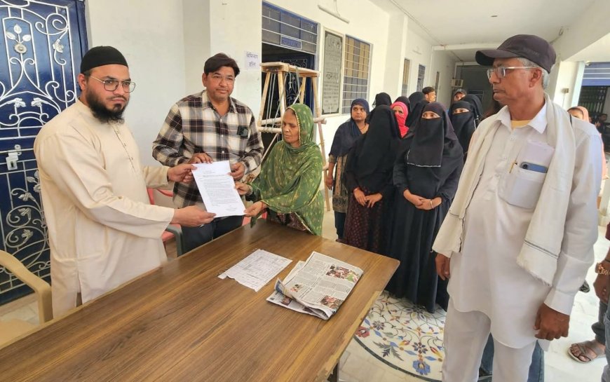 विवाहिता की संदिग्ध मौत: परिजनों ने सौंपा ज्ञापन, निष्पक्ष जांच और दोषियों को सजा देने की मांग