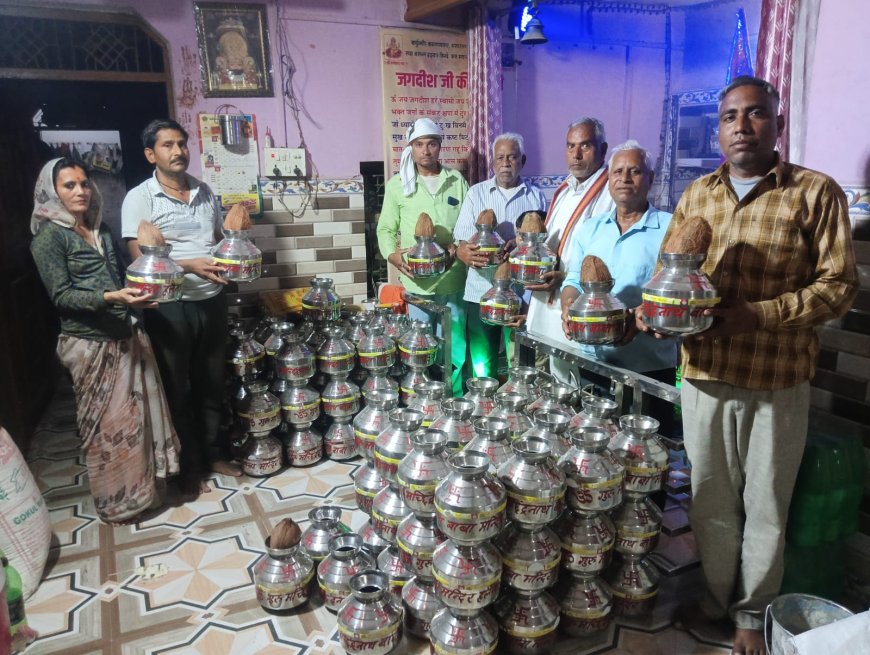 हलैना में मच्छिंद्रनाथ कलश पूजन, 2 मई को निकलेगी कलश यात्रा