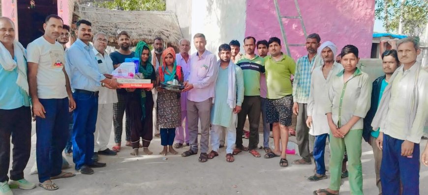 बसेठ गांव में सर्व समाज हेल्प टीम की पहल: दो बेटियों की शादी के लिए जुटाए 85 हजार से अधिक रुपए