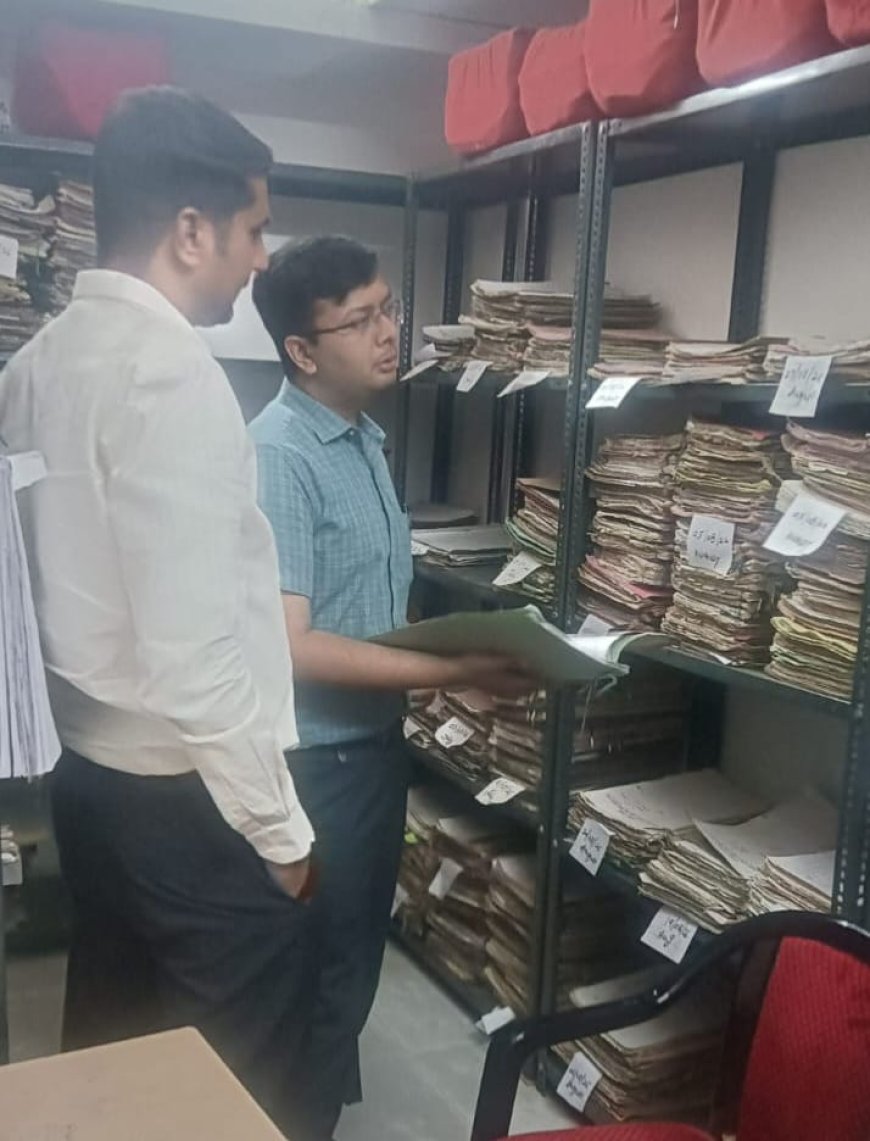 उपखंड कार्यालय व थाना टपूकड़ा का निरीक्षण, लंबित प्रकरणों के त्वरित निस्तारण के निर्देश