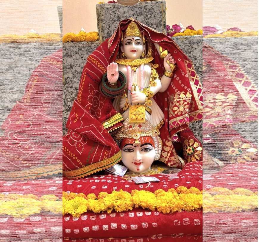 मनाना के श्री शेषनारायण मंदिर में मां दधिमती की मूर्ति प्रतिष्ठित, गूंजे जयकारे