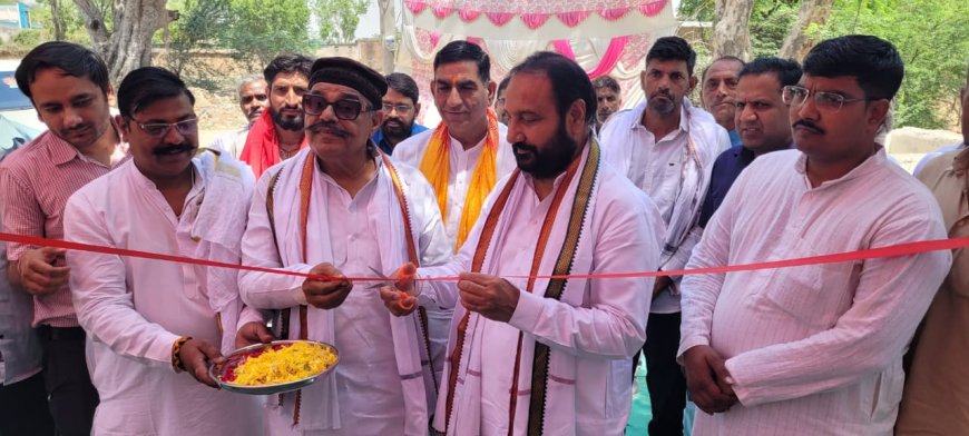 रामगढ़ विधायक सुखवंत सिंह ने किया करोड़ों के विकास कार्यों का लोकार्पण; बेराबास और ठेंगी का बास को मिली पंचायत भवन की सौगात