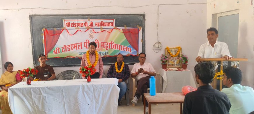 उदयपुरवाटी के लाल उत्कर्ष मित्तल ने बढ़ाया मान; महाविद्यालय में छात्र और परिजनों का हुआ स्वागत