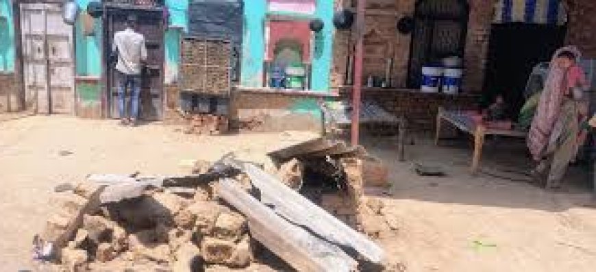 कामां के लेवड़ा गांव में दर्दनाक हादसा; कच्ची रसोई ढहने से मलबे में दबकर दो मासूम भाई-बहन की मौत