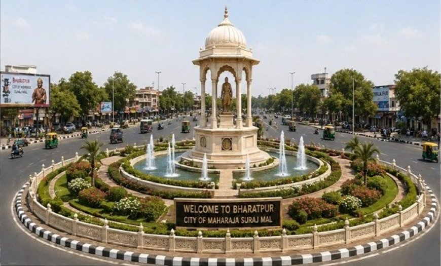 भरतपुर के रेड क्रॉस सर्किल का सवाई जयसिंह सर्किल जयपुर की तर्ज पर हो विकास