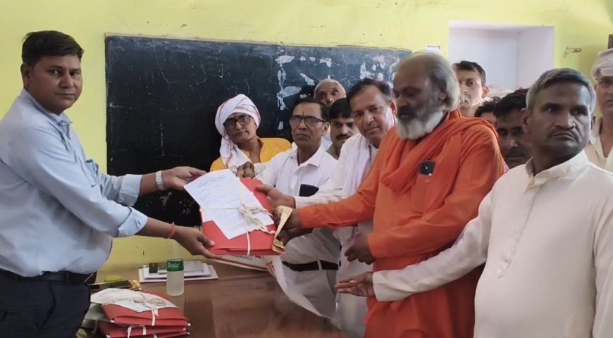 गौ माता को राष्ट्र माता घोषित करने को लेकर सोपा तहसीलदार को ज्ञापन