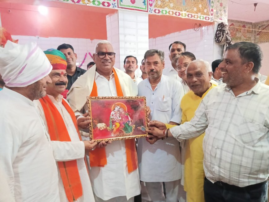 हिसामडा हनुमान मेला का शुभारम्भ; मेला भारतीय संस्कृति की धरोहर- गृह राज्यमंत्री