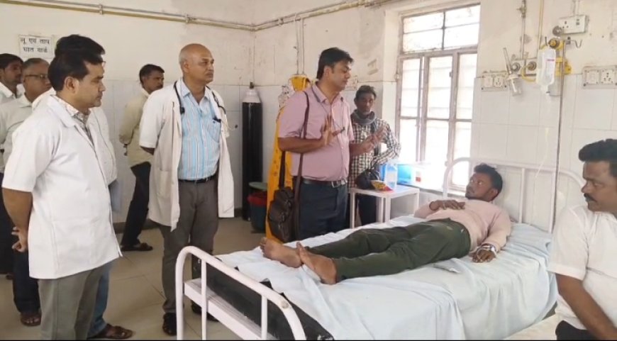 मौसमी बीमारियों को देखते हुए उप निदेशक ने किया निरीक्षण दिए आवश्यक दिशा-निर्देश