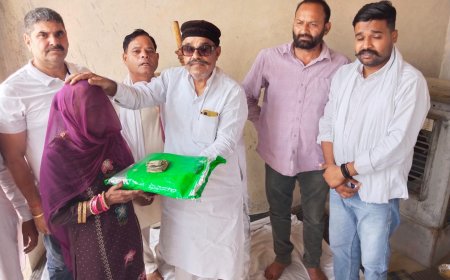 कौमी एकता की मिसाल: प्रधान नसरू खान ने भाई का फर्ज निभाते हुए भरा गरीब की बेटी का भात