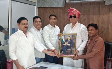पैरा एथलेटिक्स अध्यक्ष डॉ. नरेंद्र सिंह का गृह क्षेत्र भरतपुर में भव्य स्वागत; स्थानीय खेल प्रतिभाओं को निखारने का लिया संकल्प