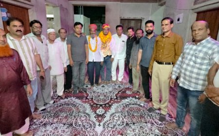 मेड़तिया सिलावट समाज ने किया हैदर अली का अभिनंदन, पदोन्नति पर जताई खुशी