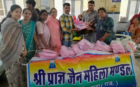 शिशु वार्ड में ममता की मिसाल: महिला मंडल ने नवजातों को बांटी बेबी किट, जरूरतमंद परिवारों को मिला सहारा