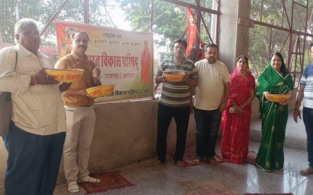 भारत विकास परिषद ने पक्षियों के लिए लगाए  परिंडे