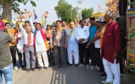 रामगढ़ में खाटू श्याम महोत्सव; बाइक रैली निकाली, पांच दिवसीय आयोजन में उमड़े लोग