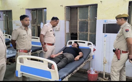 बुलेट के पटाखे पर बवाल:गोविन्दगढ़ पुलिस थाना बना अखाड़ा थाना इंचार्ज घायल, भारी पुलिस बाल तैनात