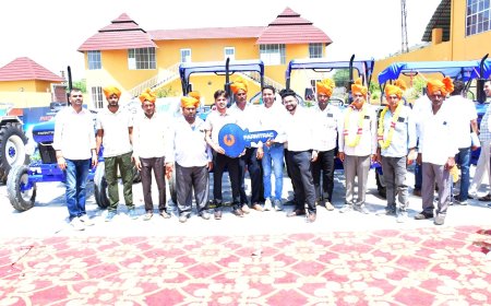 उदयपुरवाटी में 'किसान सम्मान समारोह' का भव्य आयोजन; फार्मट्रैक के नए ट्रैक्टर और आधुनिक कृषि तकनीक ने खींचा ध्यान