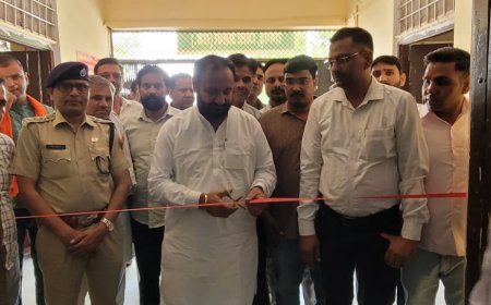 विधायक सुखवन्त सिंह  ने किया सीआईडी आईबी कार्यालय का उद्घाटन