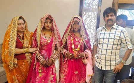 गरीब बेटियों का विवाह कर मिशाल कायम की