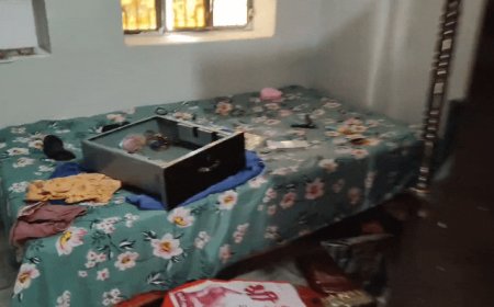 नावां में दिन दहाड़े सूने मकान से लाखों की चोरी:बीमार पत्नी को लेकर अस्पताल गया था मकान मालिक, बेटी स्कूल से लोटी तो पता चला