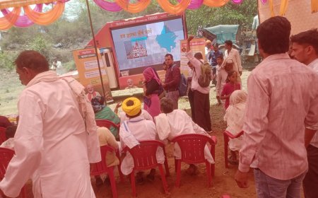 'ग्राम रथ' से मिला समाधान: किसान दीपूसिंह के खेत अब होंगे तारबंदी से सुरक्षित