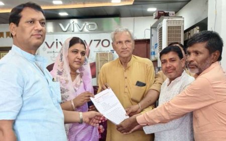ट्रेन का ठहराव बंद होने से रूपबास में आक्रोश: विधायक डॉ. ऋतु बनावत को सौंपा ज्ञापन,रेल मंत्री के नाम लिखा पत्र
