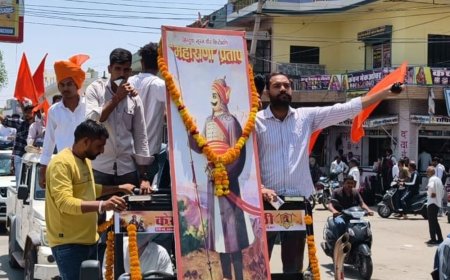 डीडवाना में गूंजे महाराणा प्रताप के जयकारे, शौर्य दिवस पर भगवामय हुआ शह