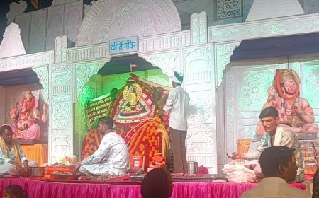 श्यामेश्वर धाम में गूँजे बाबा के जयकारे: मूर्ति प्राण-प्रतिष्ठा के वार्षिकोत्सव में उमड़ा श्रद्धा का सैलाब