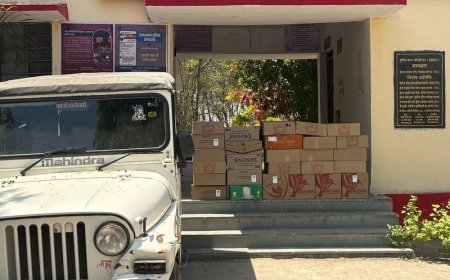 प्रतापगढ़: पुलिस की बड़ी कार्रवाई, थार गाड़ी से अवैध शराब की बड़ी खेप बरामद; दो तस्कर गिरफ्तार