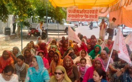 हनुमानगढ़: 'नशे की गिरफ्त में युवा पीढ़ी', जनवादी महिला समिति ने पुलिस अधीक्षक को सौंपा ज्ञापन
