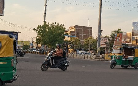 जोधपुर में अंगारों की तरह तप रही धरती:आज 45 डिग्री के करीब पहुंचा पारा, धूप ओर गर्मी से आम जनजीवन बेहाल