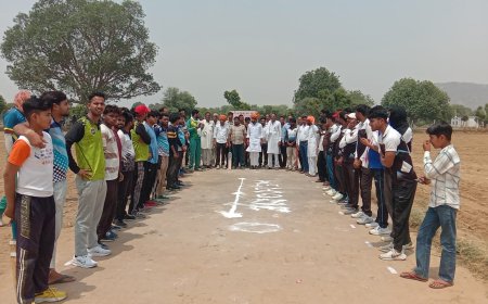 थाना राजाजी टीम ने जीता खटाणा क्रिकेट प्रतियोगिता का उद्घाटन मैच