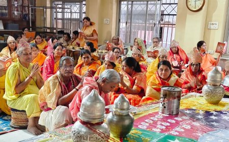 पुलक पर्व पर  चौसठ रिद्धी विधान व चिकित्सा जांच शिविर हुआ आयोजित