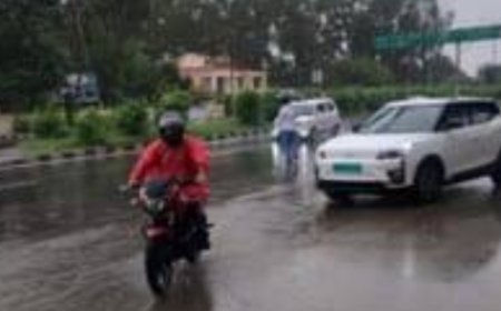 रिमझिम बारिश से मौसम हुआ सुहाना, गर्मी से मिली राहत