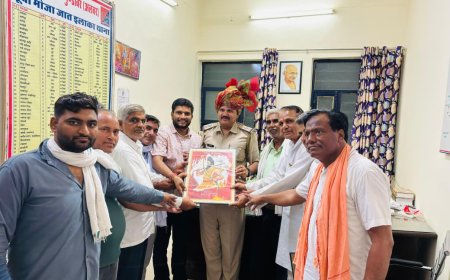 थानाधिकारी मोहरसिंह मीणा का ब्राह्मण समाज द्वारा अभिनंदन; उत्कृष्ट कार्यशैली और कानून व्यवस्था में योगदान पर किया गया सम्मान